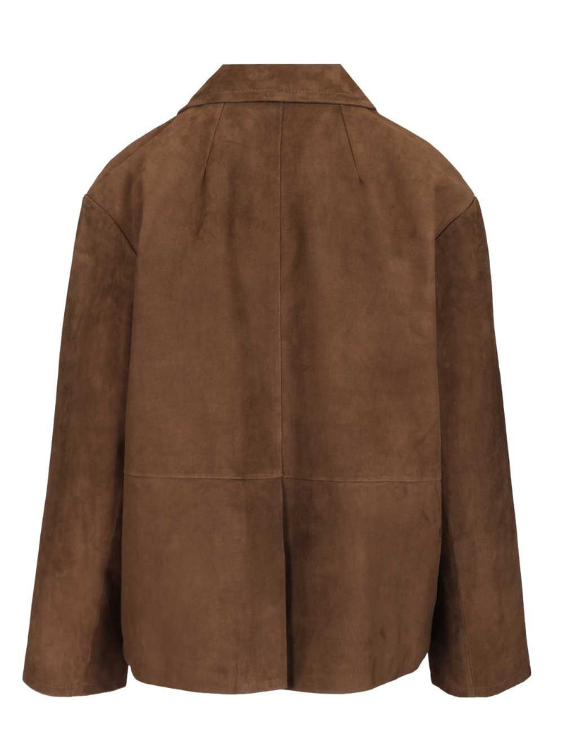 'S Max Mara Suede Jacket Jackets Brown outlook