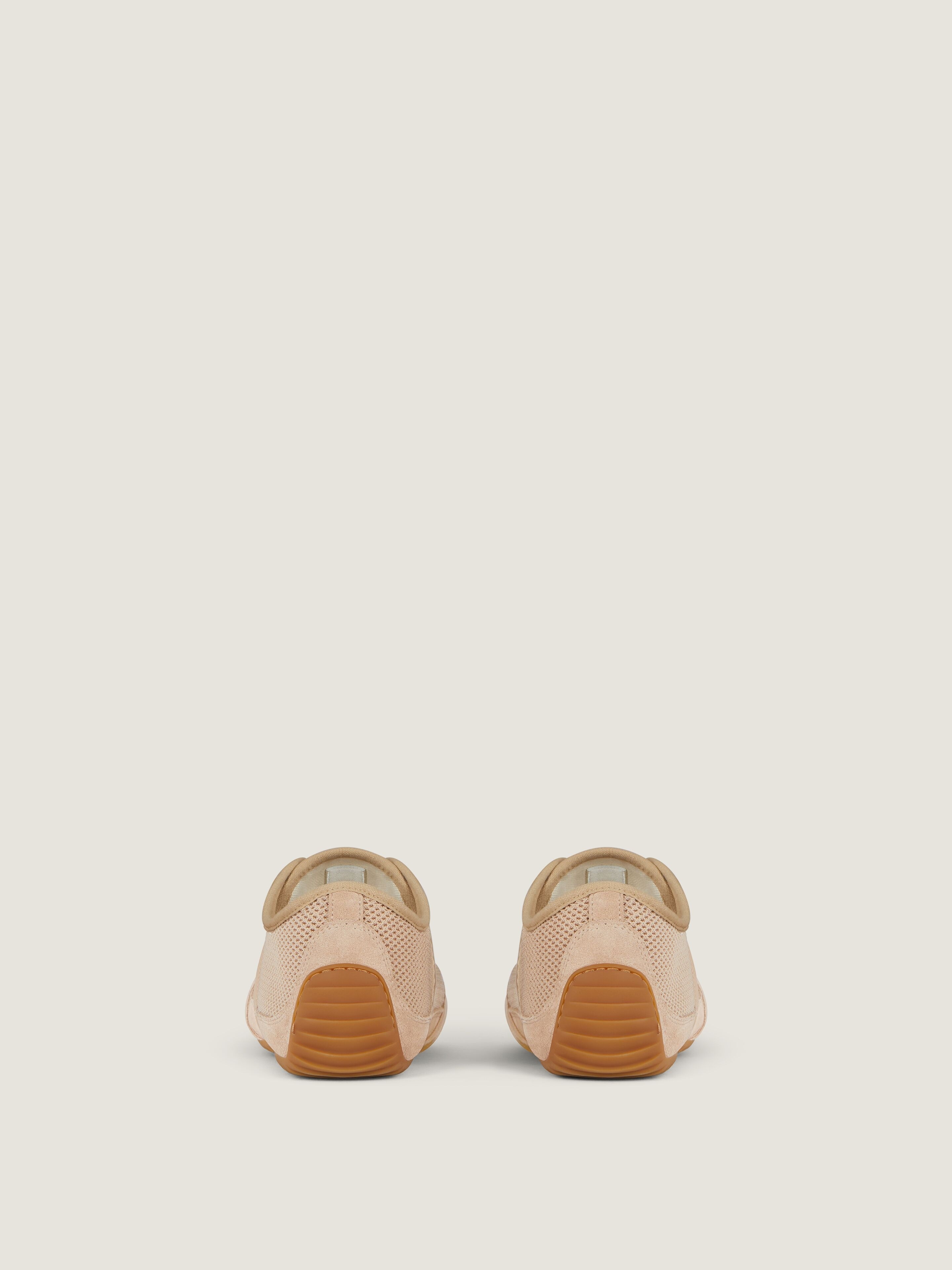 SLIM SNEAKERS IN MESH AND SUEDE - 5