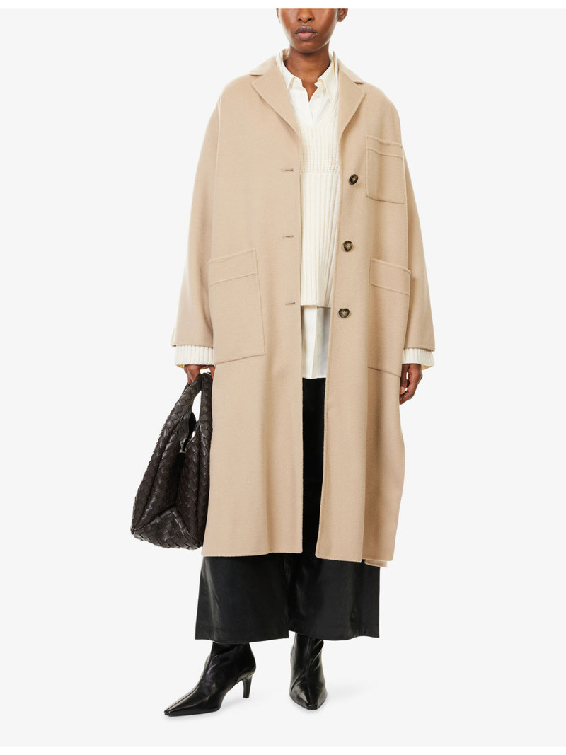 WEEKEND Max Mara Galosce Notch-Lapels Wool-Blend Coat outlook
