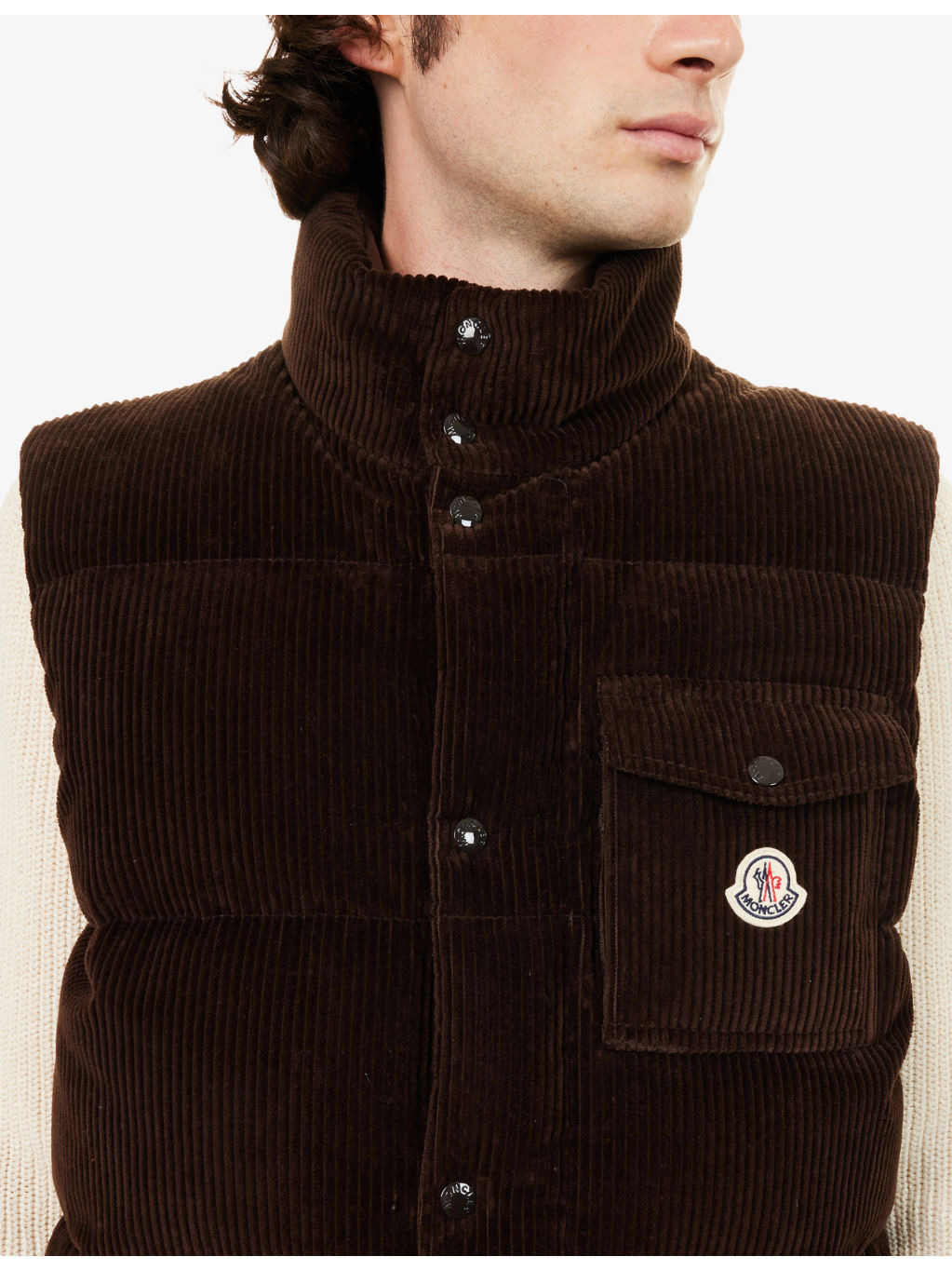 Agen Sleeveless Corduroy Gilet - 5