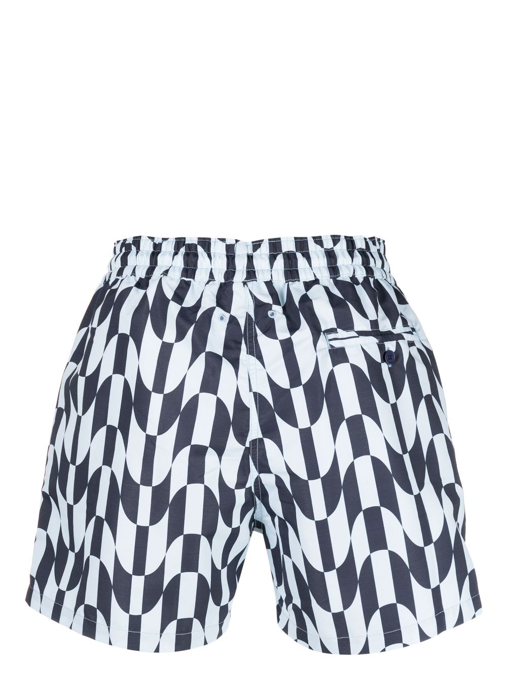 abstract-print swim shorts - 2