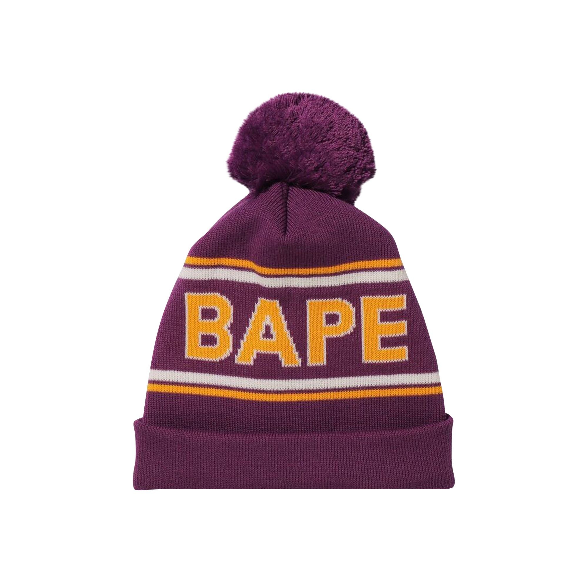 BAPE Knit Cap 'Purple' - 1