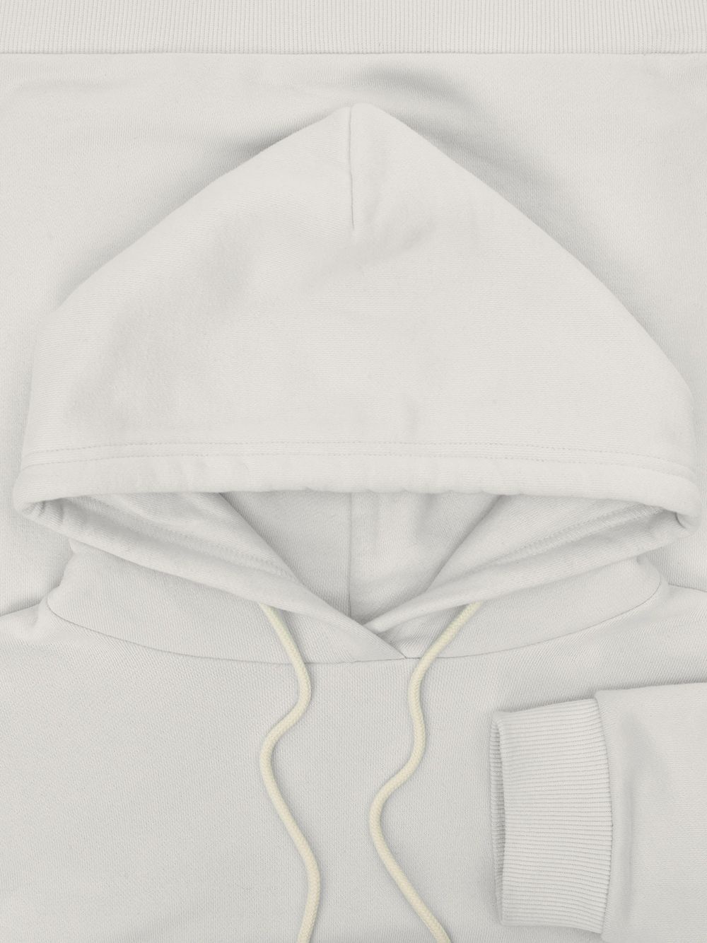 Beach drawstring cotton hoodie - 5