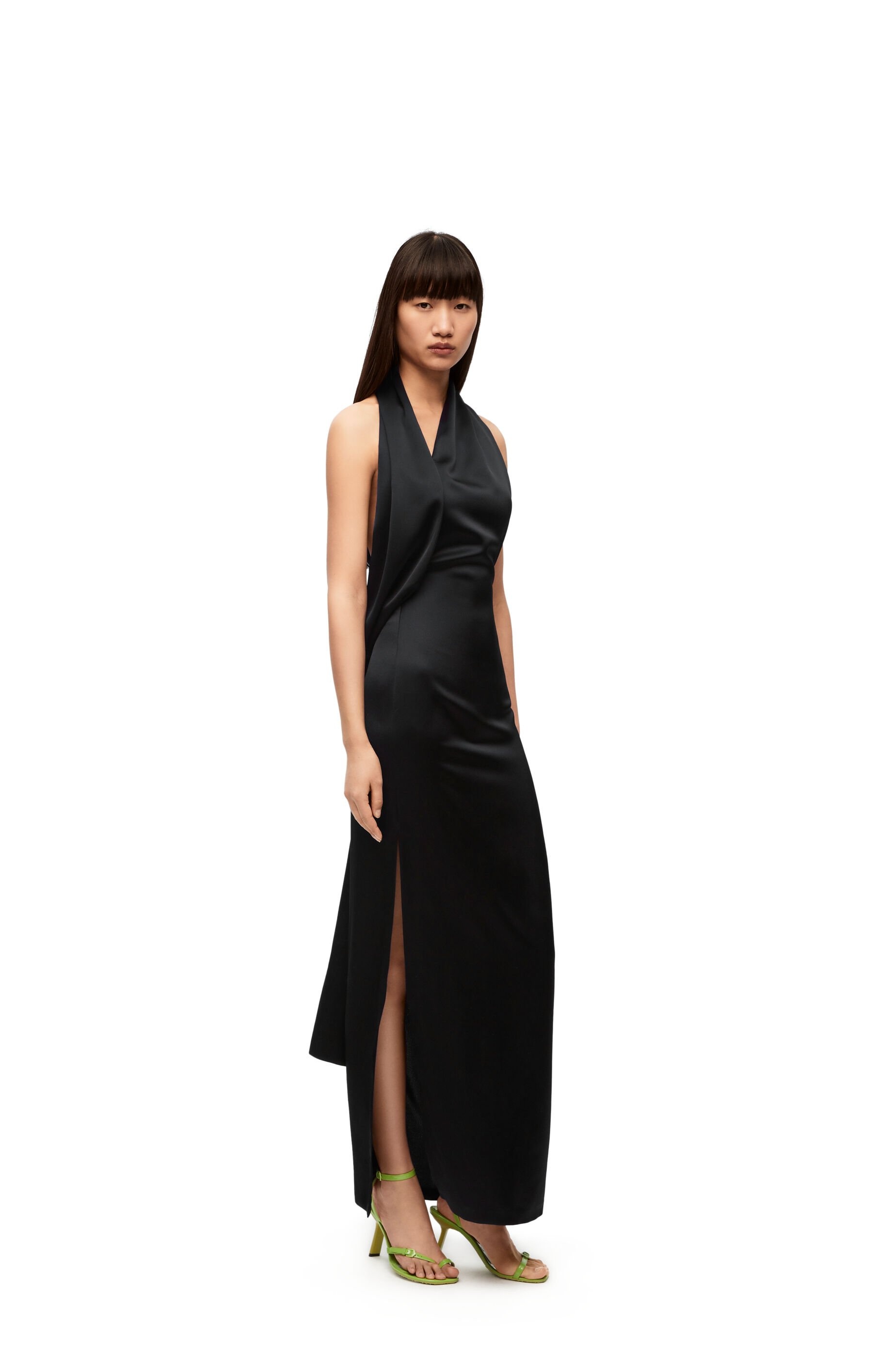 Loewe Scarf dress in technical satin | REVERSIBLE