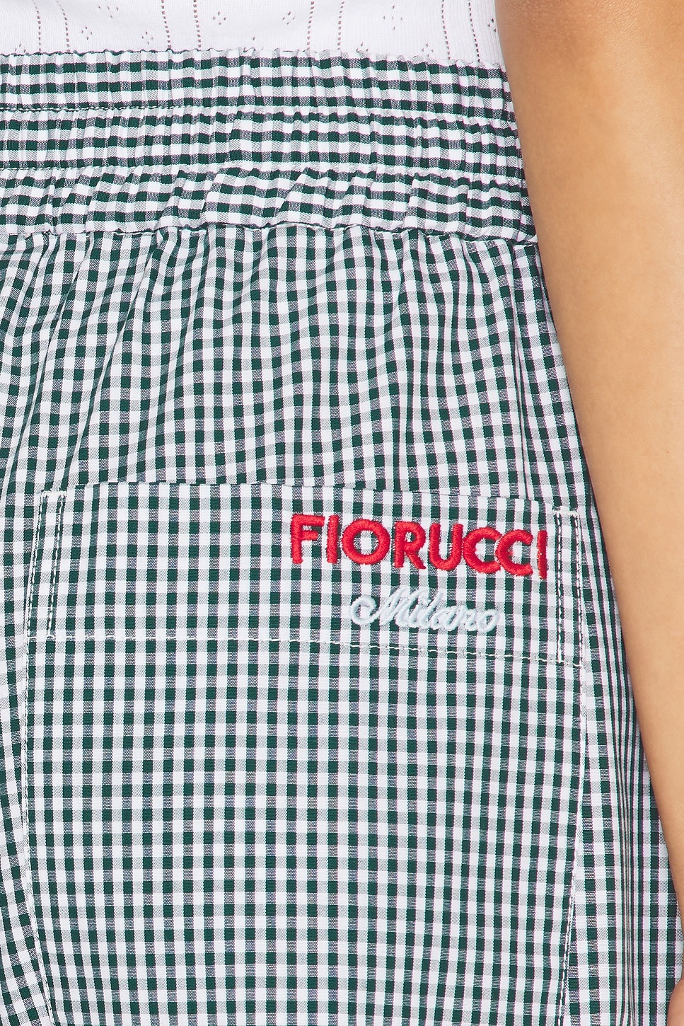 Gingham Logo Trousers - 6