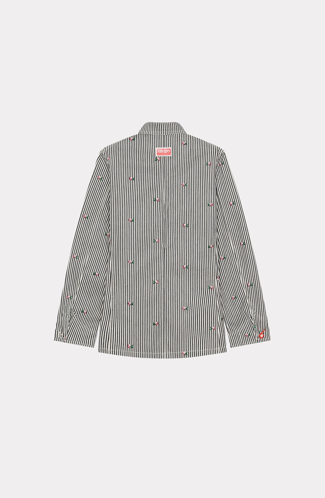 'KENZO Pixel' striped denim workwear jacket - 2