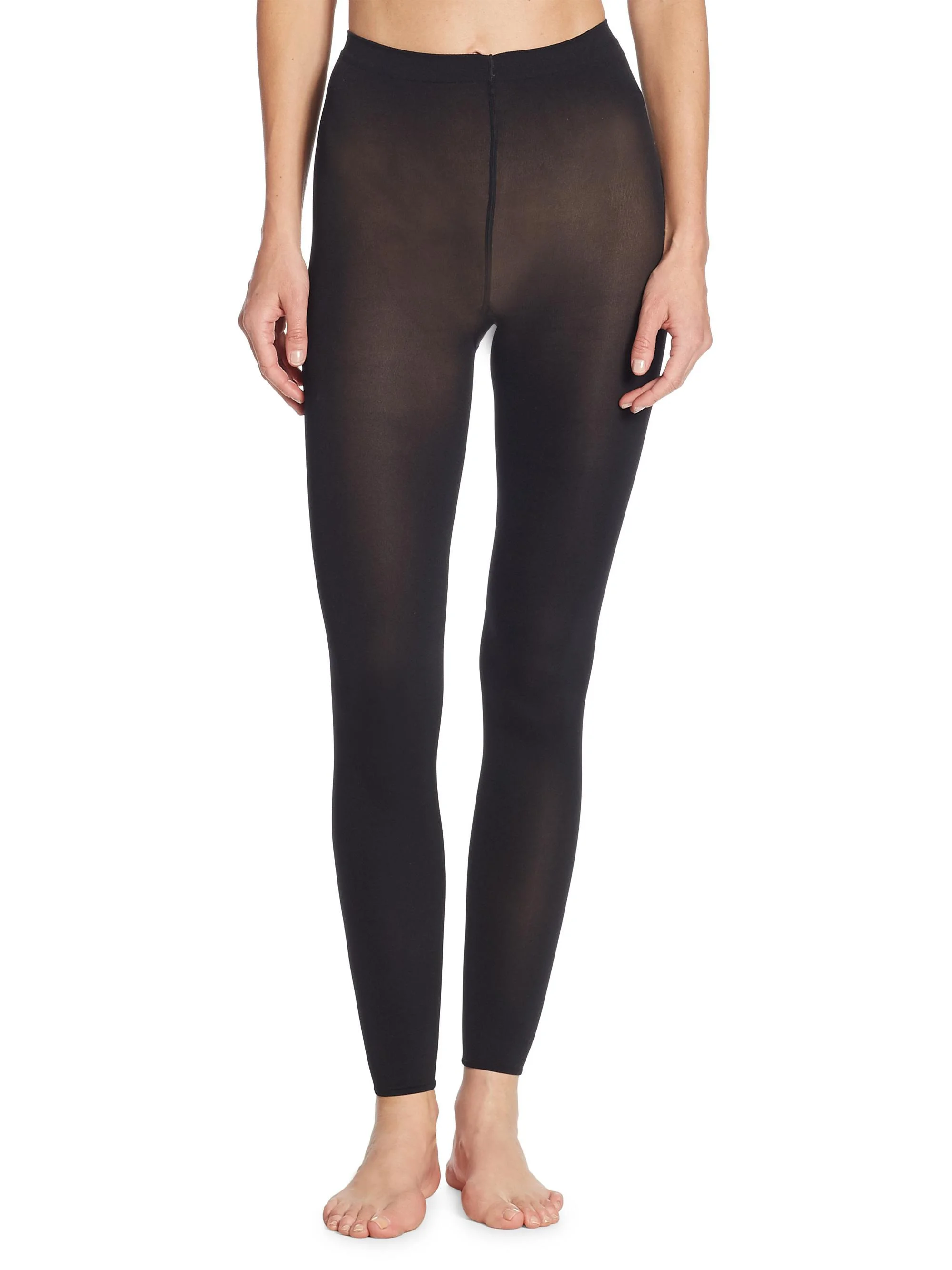 Women's Velvet Leggings - Black - 1