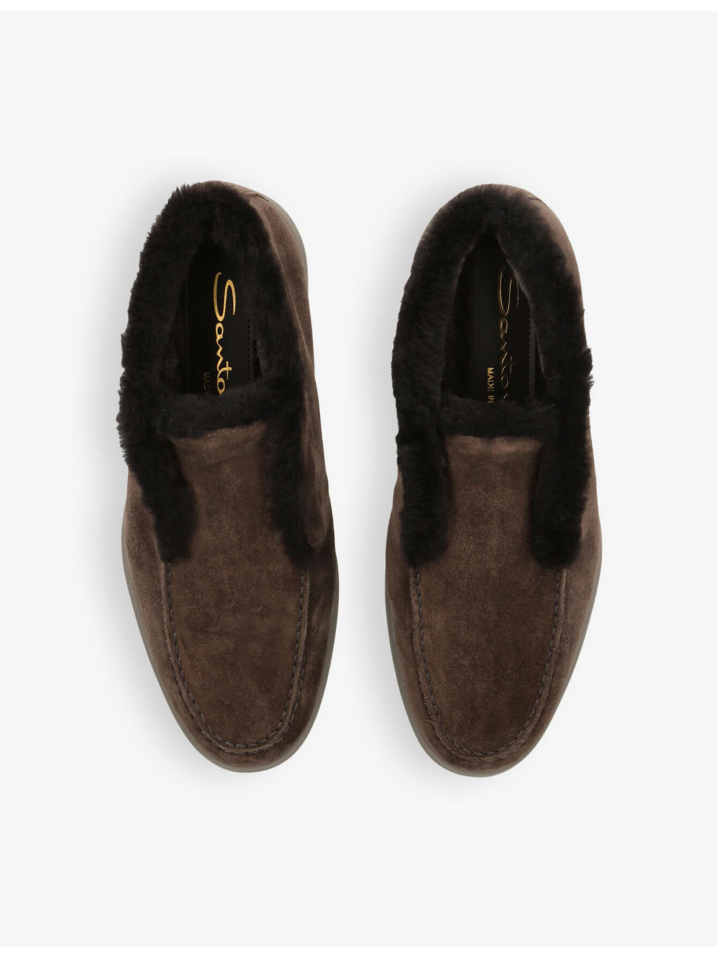 Fortune embossed-branded suede ankle boots - 2