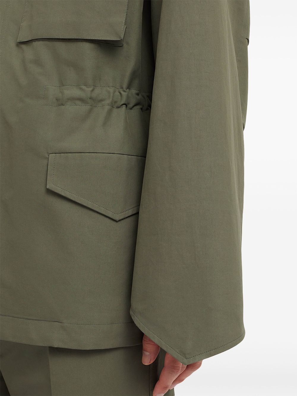 concealed fastening shirt jacket - 4