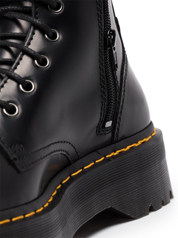 DR. MARTENS Jadon Smooth Leather Platform Boots - 3