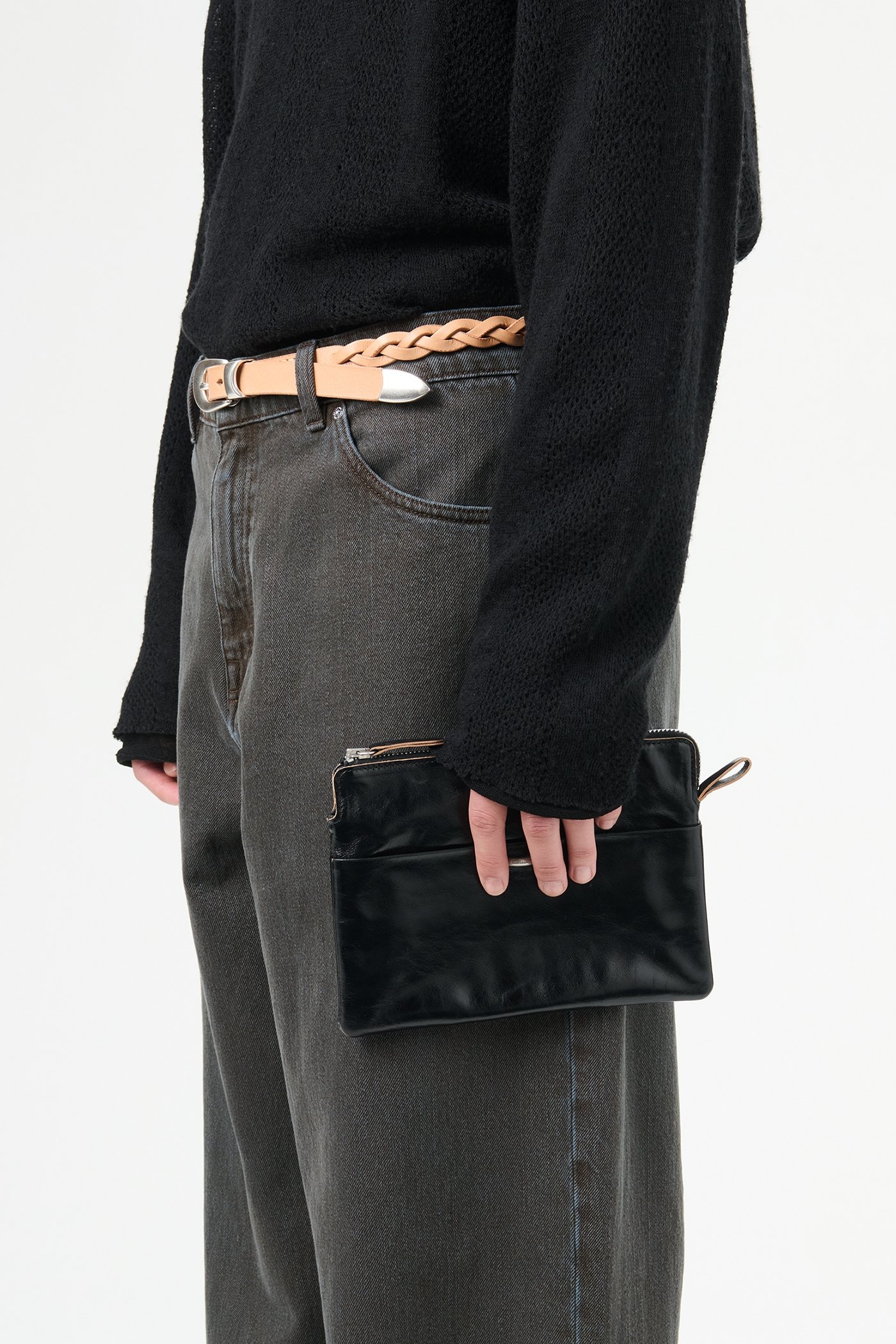 Supporter Organizer True Dye Black Leather - 4