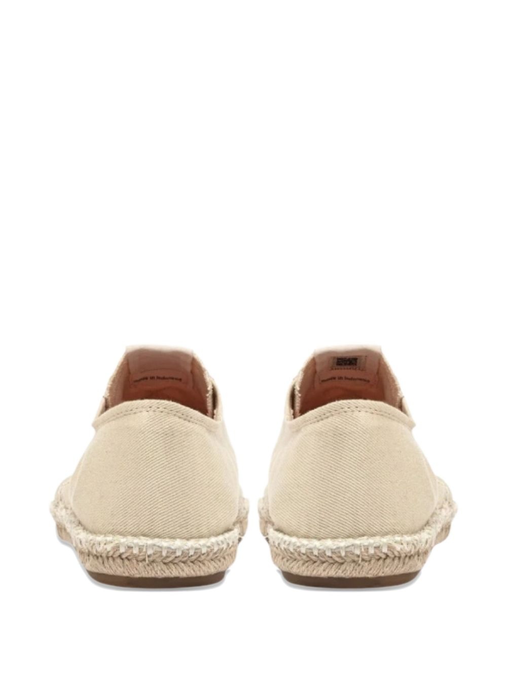 lace-up jute low-top sneakers - 4