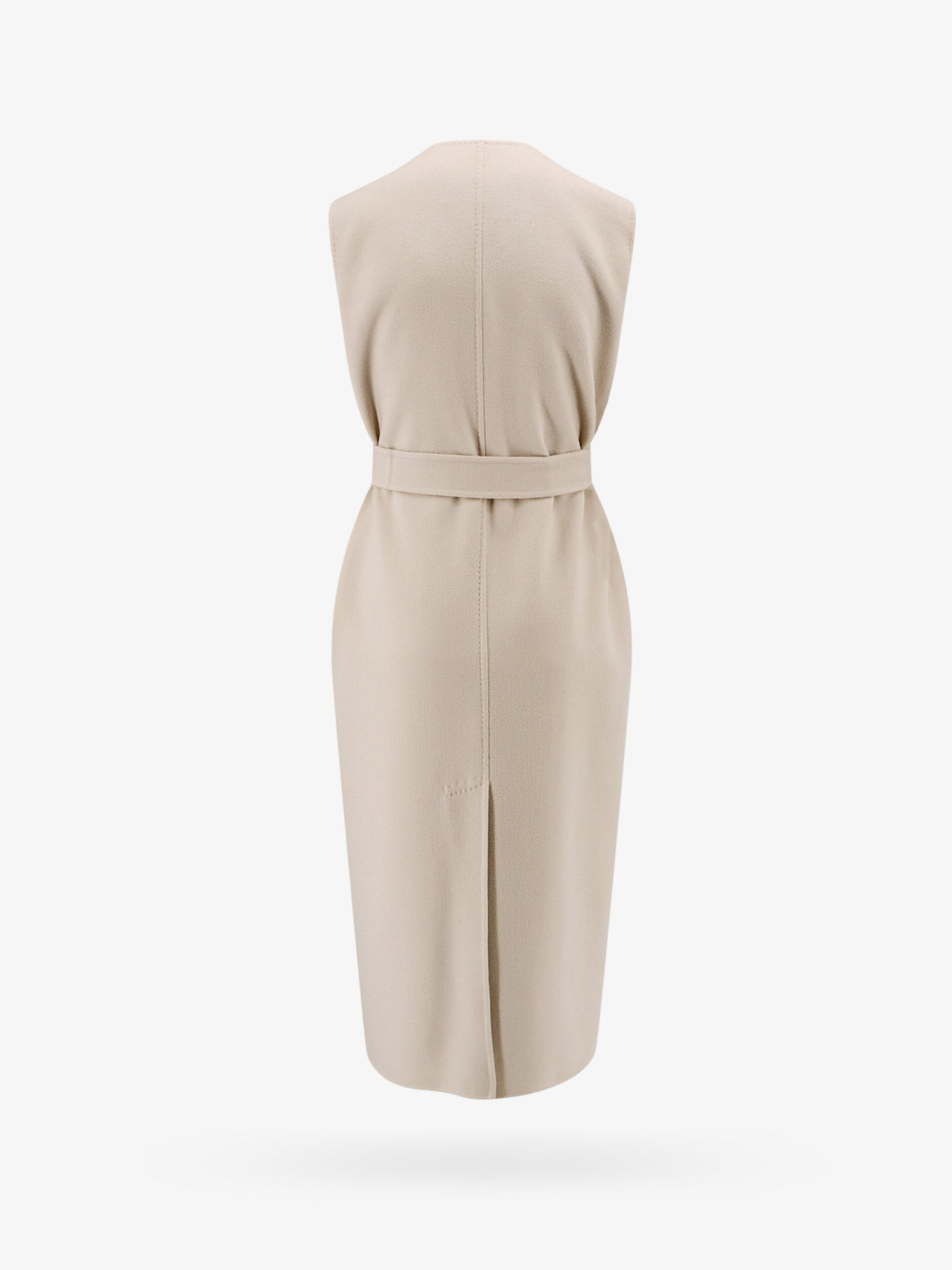Sleeveless Wool And Cashmere Coat - 2