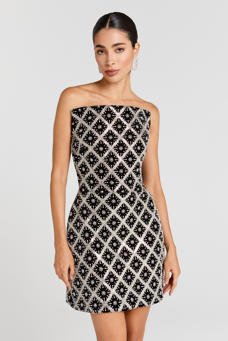 NADINE MERABI Lyla Black Dress outlook