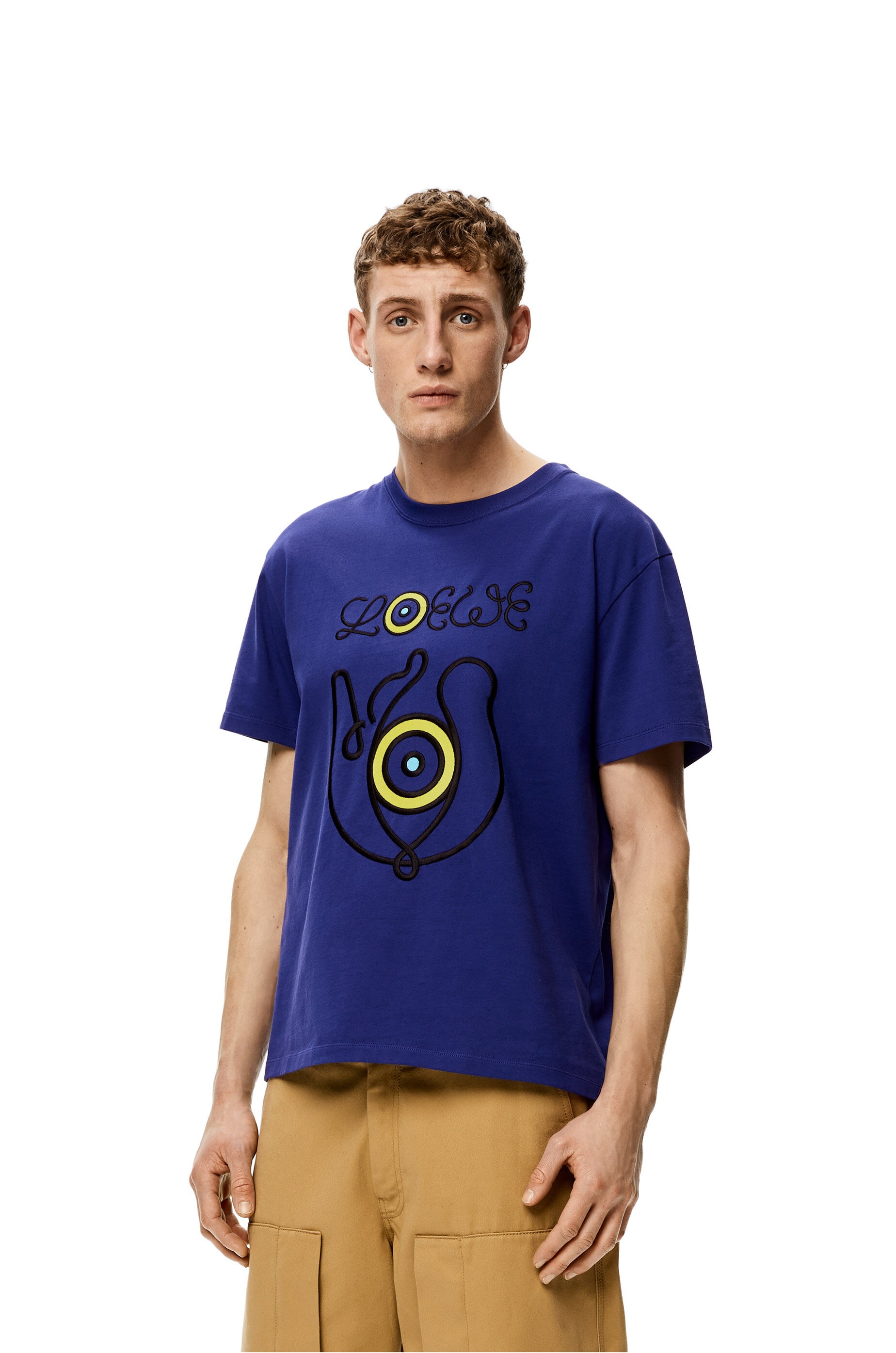 Embroidered T-shirt in organic cotton - 3