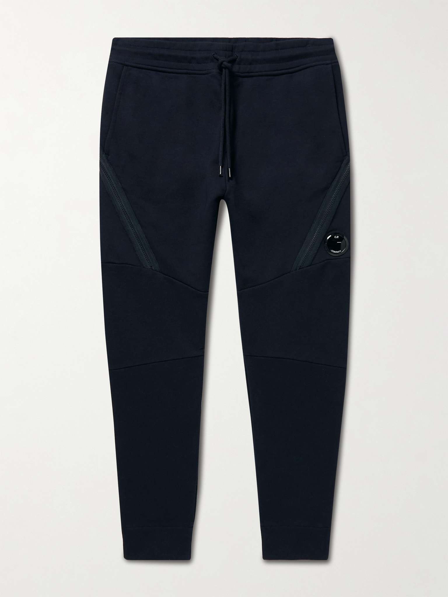 Tapered Cotton-Jersey Track Pants - 1