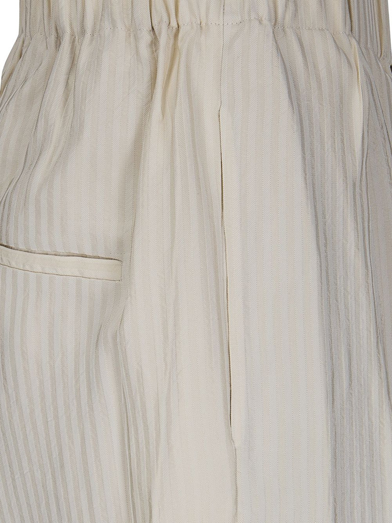 Poela chevron-pattern trousers 3