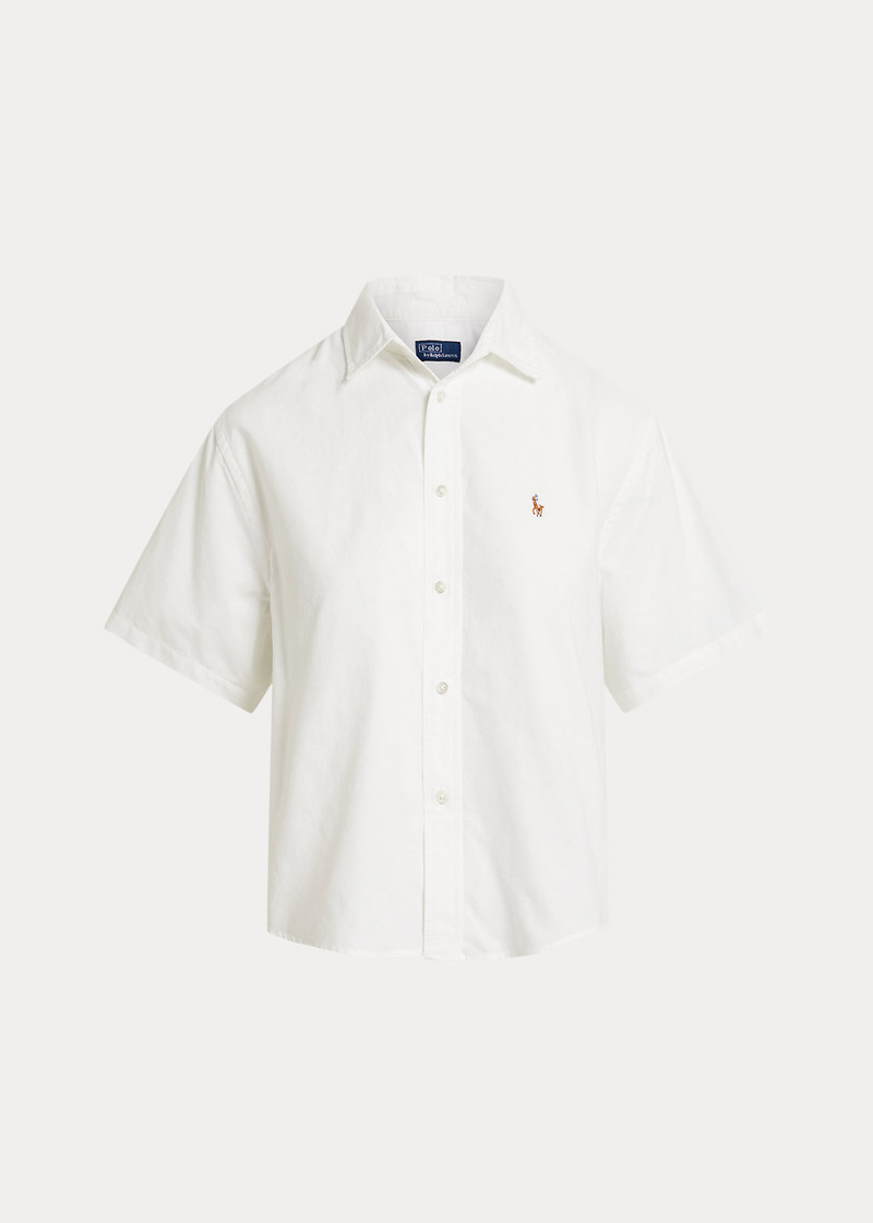 Cotton Oxford Short-Sleeve Shirt 1