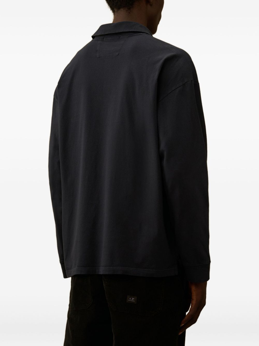 logo-embroidered polo shirt - 4