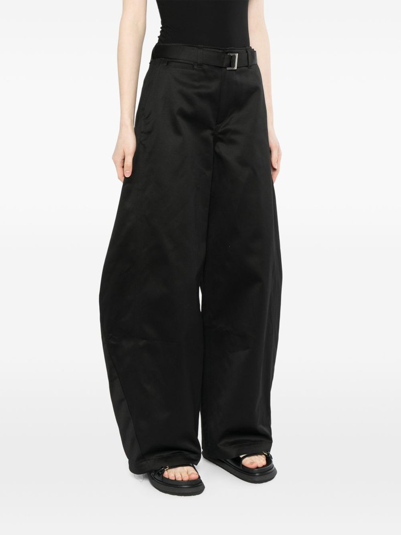 belted cotton trousers 3
