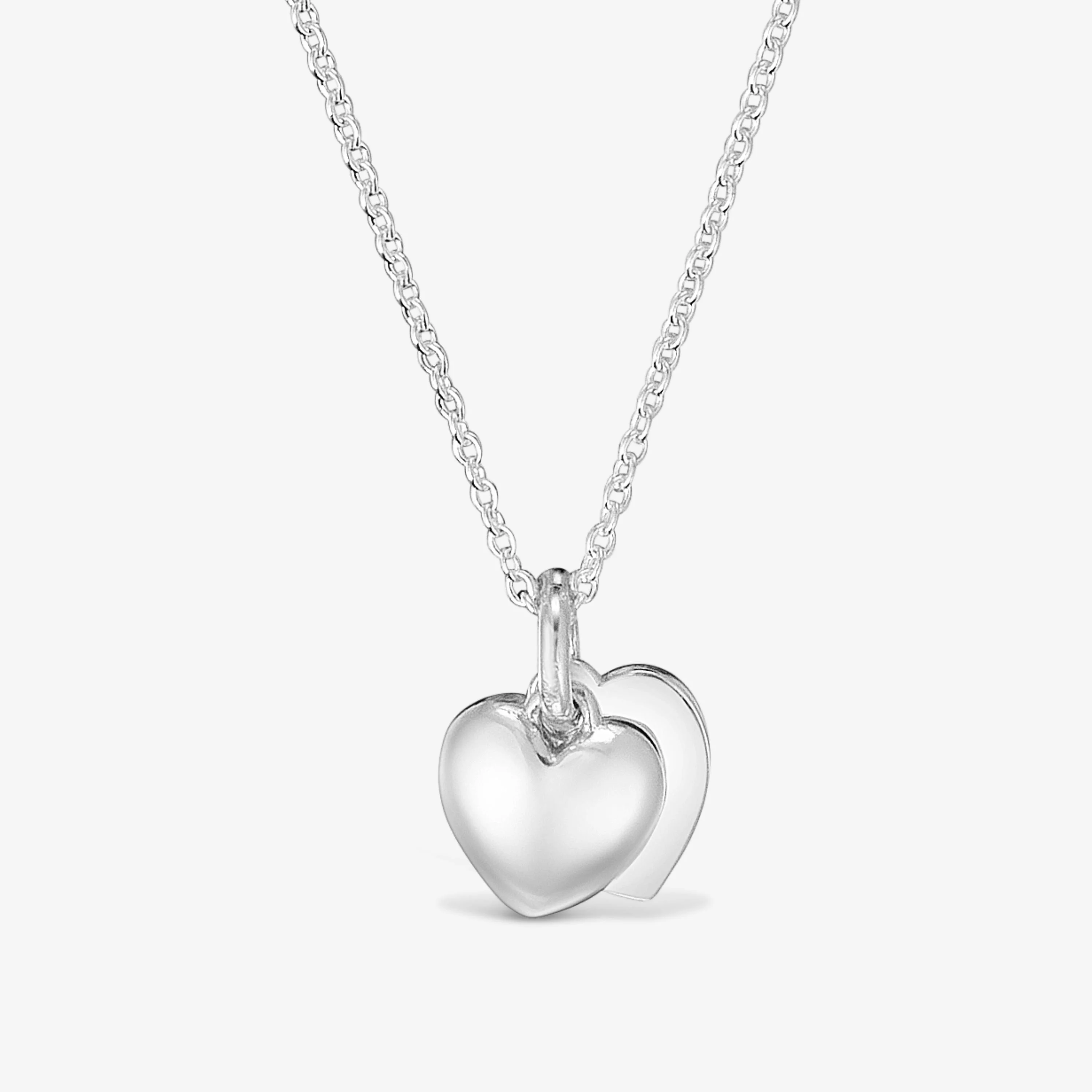 9 mm silver double-heart Necklace TOUS Flechazo - 1