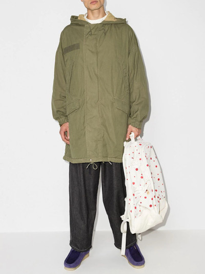 visvim Patterson hooded parka coat outlook