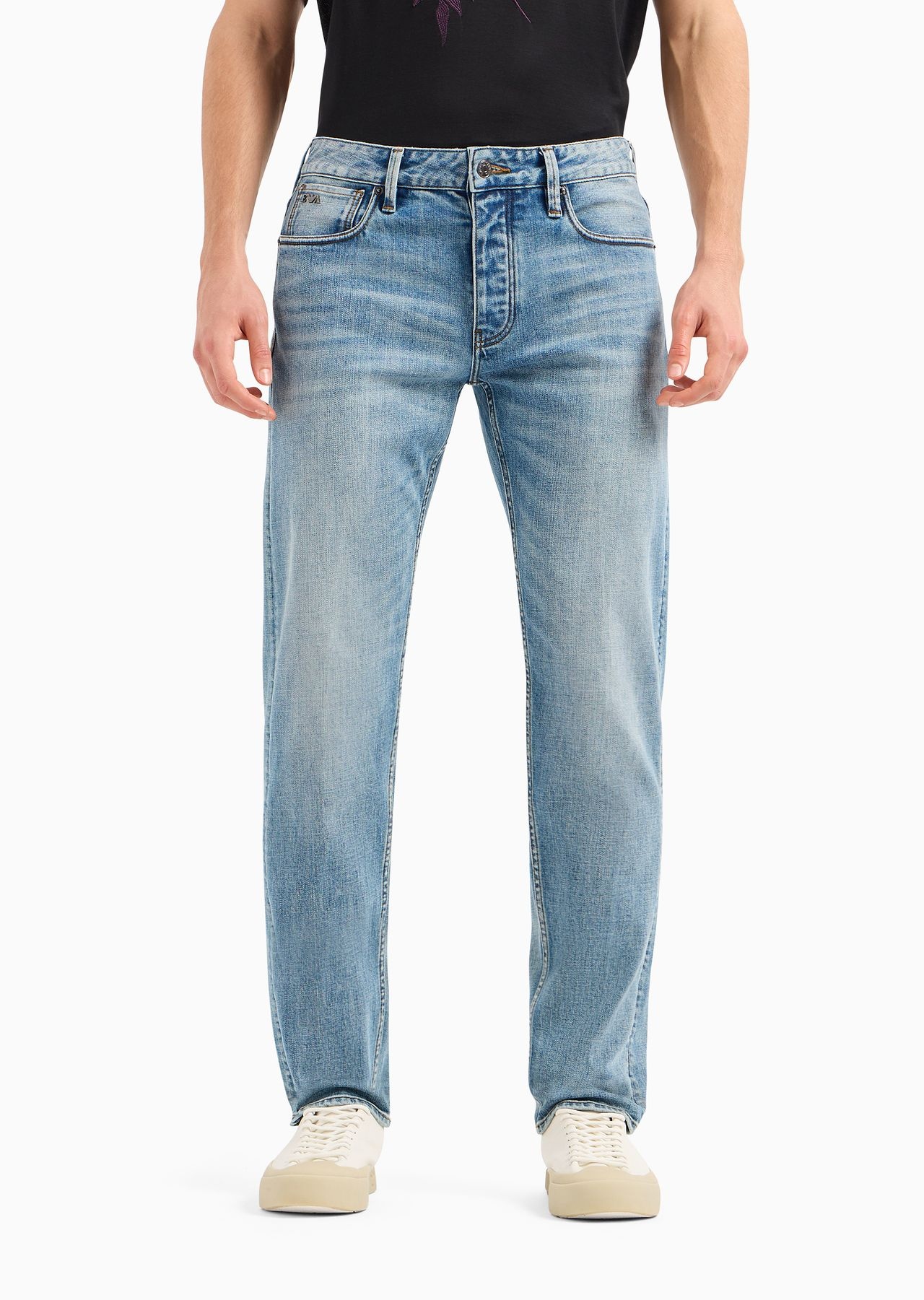 J75 Slim-fit faded denim jeans - 2