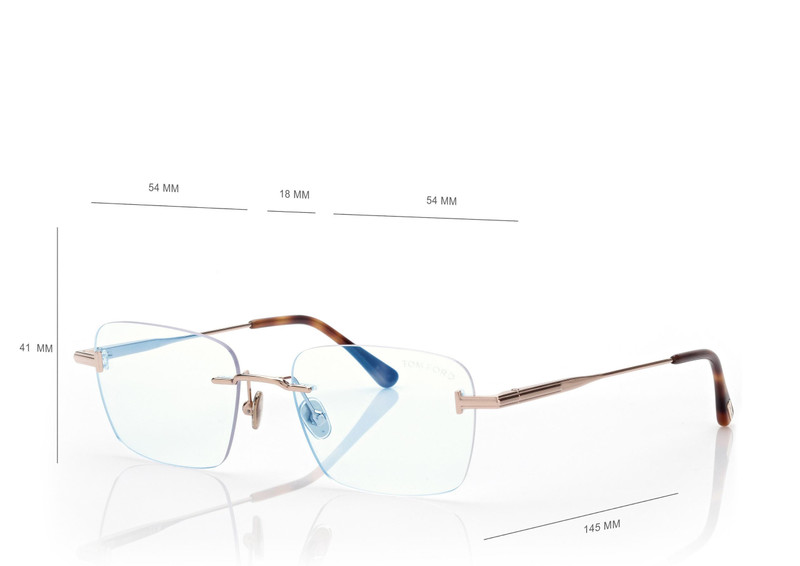 BLUE BLOCK RECTANGULAR OPTICALS 4