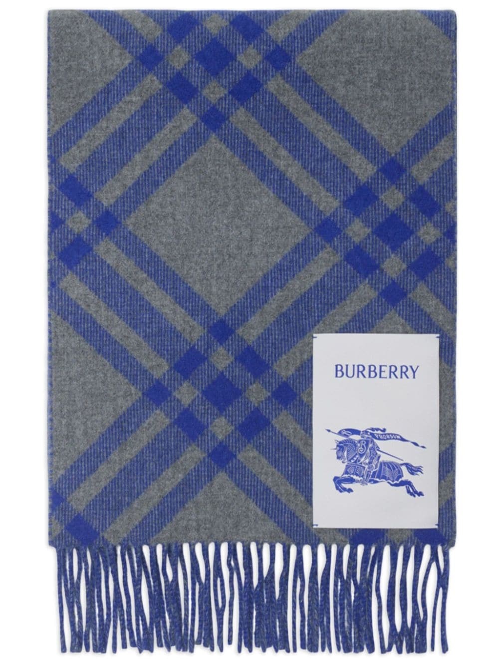 reversible cashmere scarf - 1