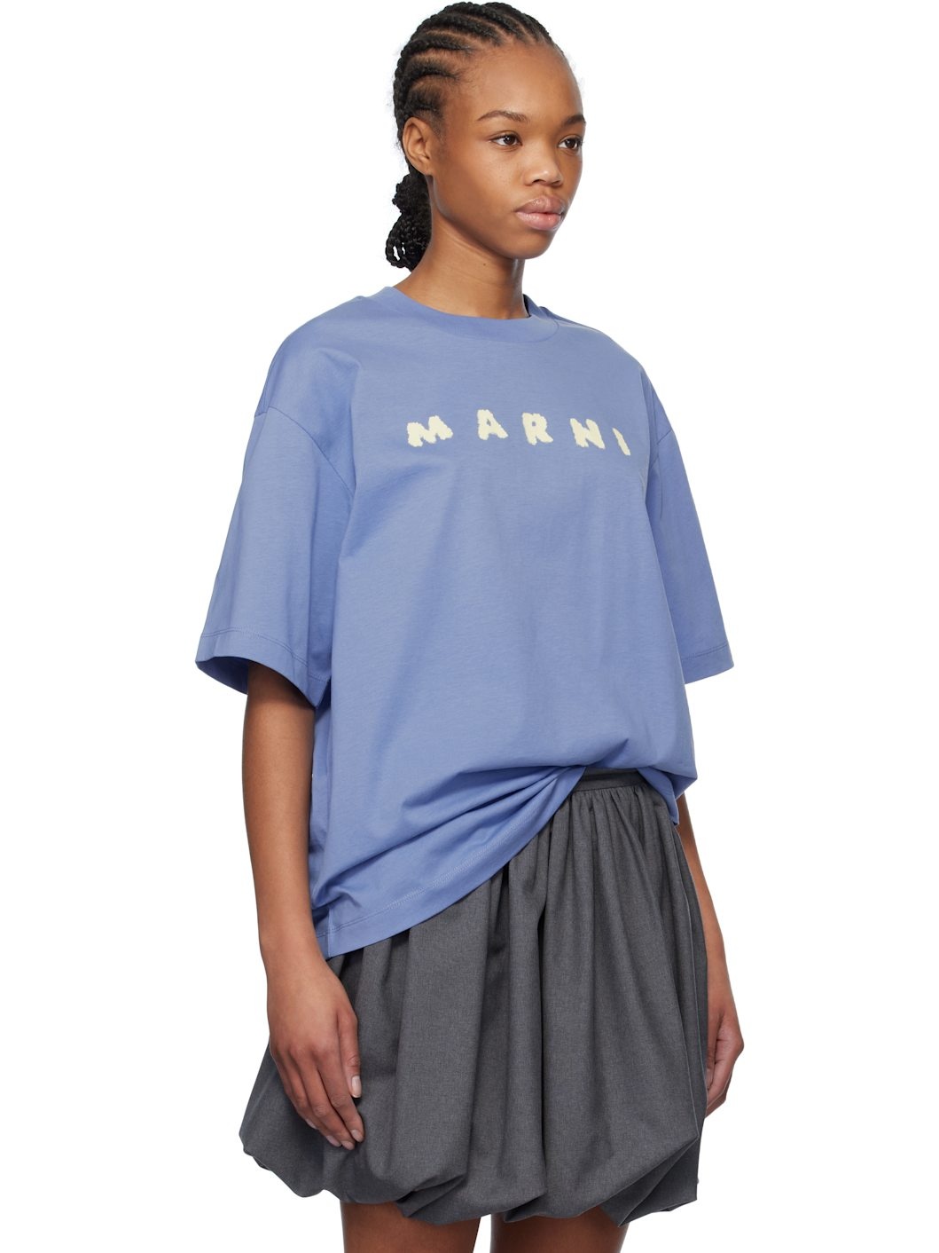 Blue Scribbled Logo T-shirt - 2