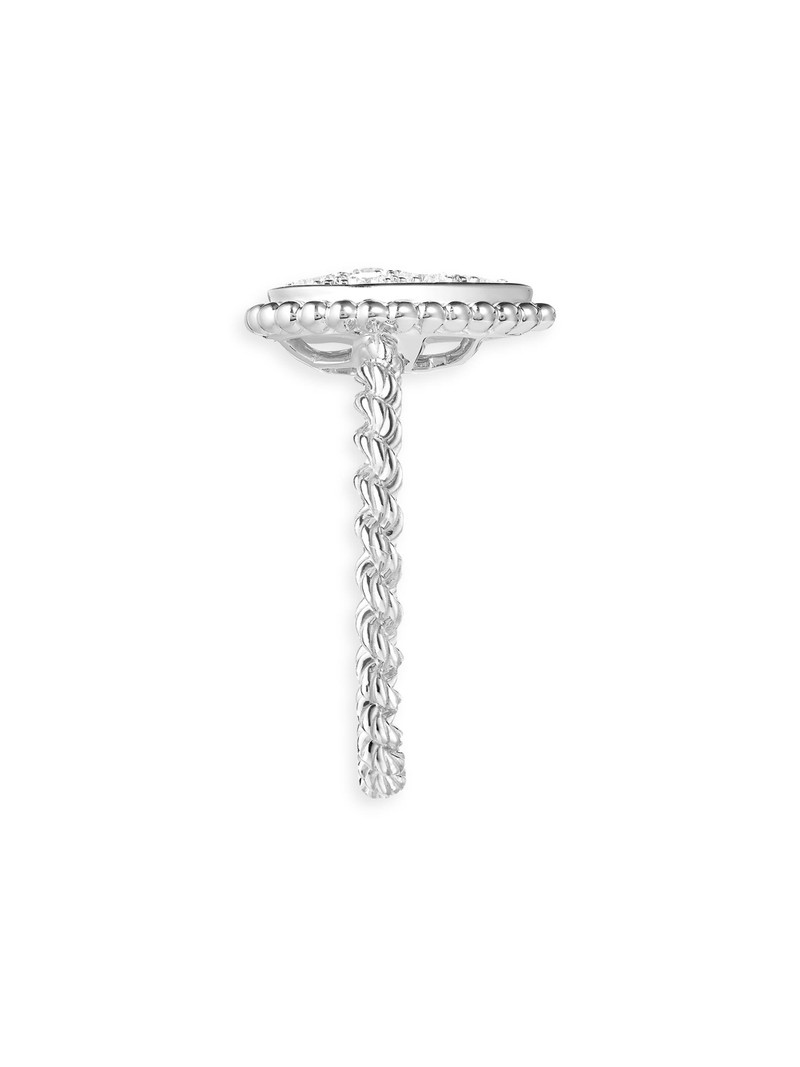 Women's Serpent Bohème 18K White Gold & 0.32 TCW Diamond Small Ring - White Gold 3