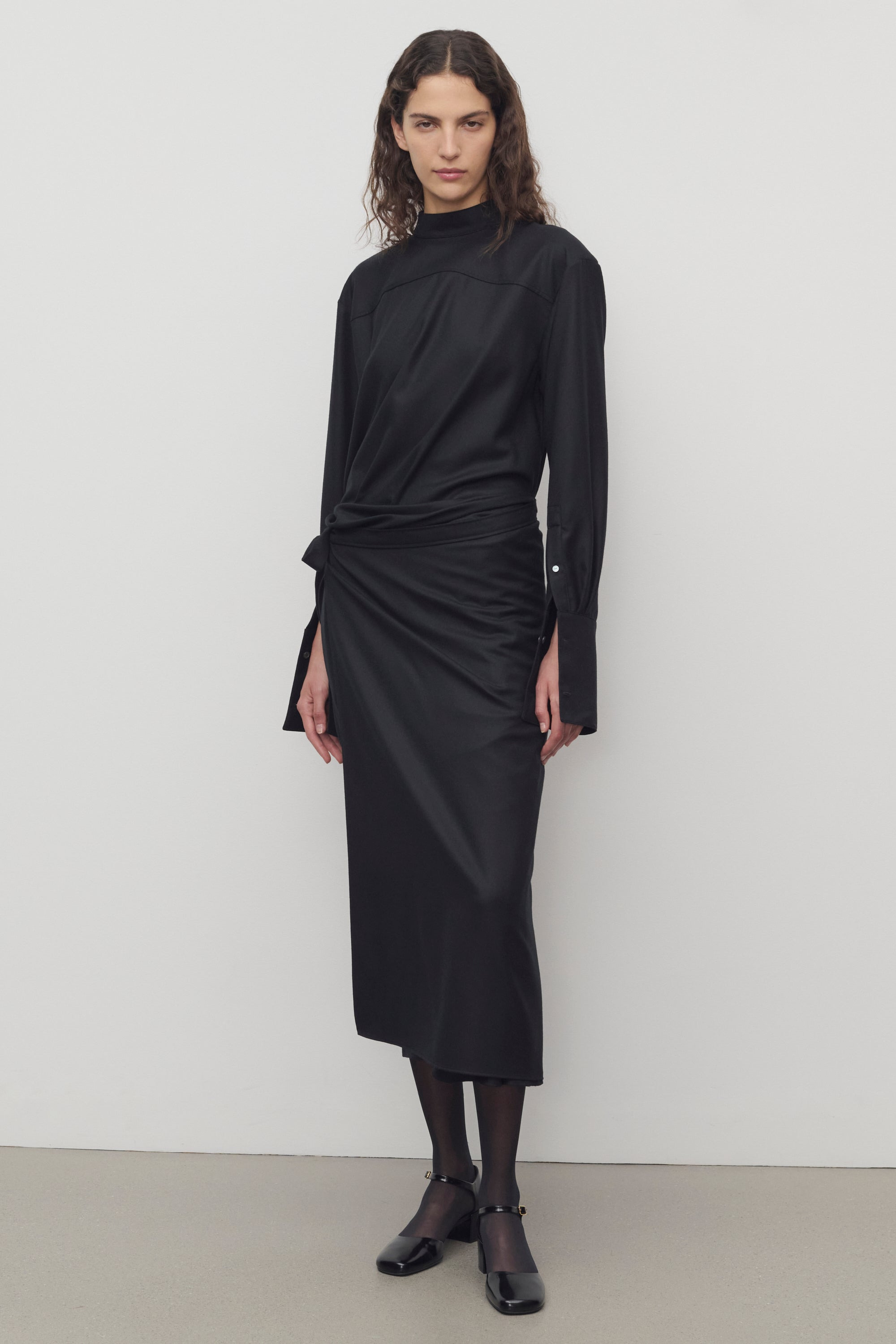 Thalassa Dress in Virgin Wool - 3