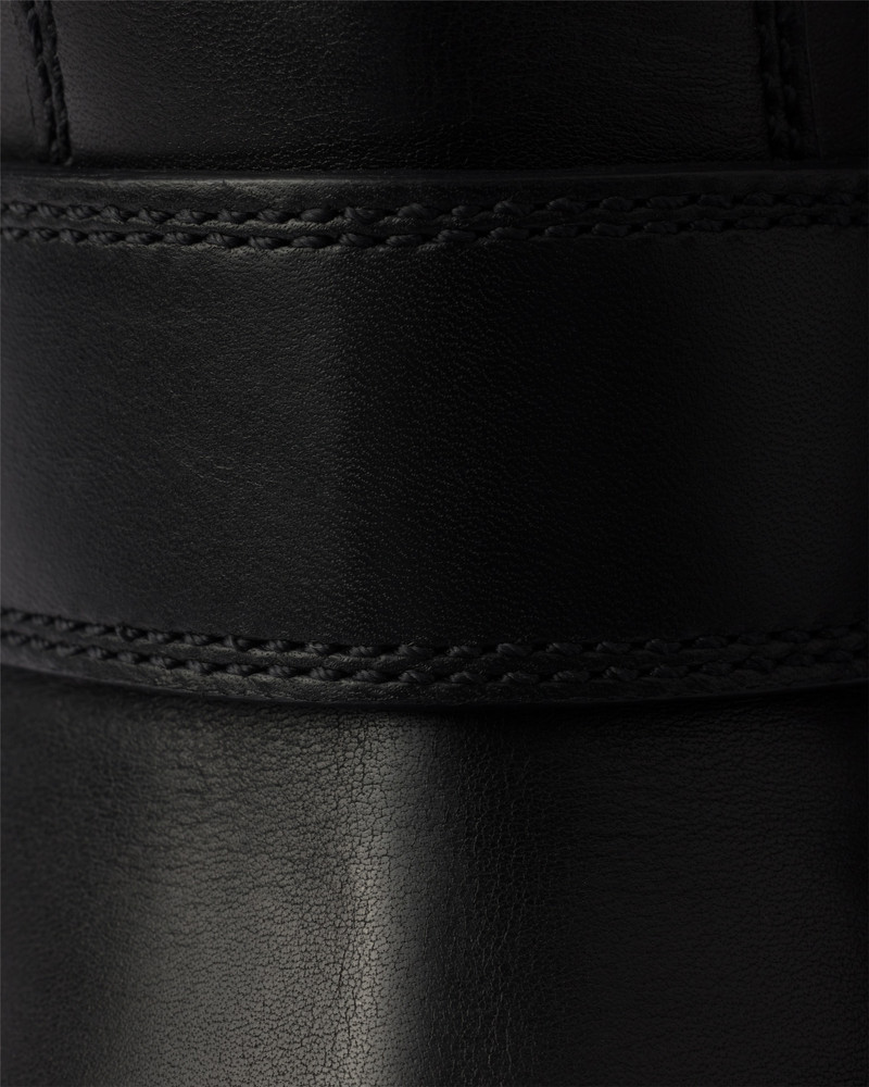 Leather and shearling booties 5