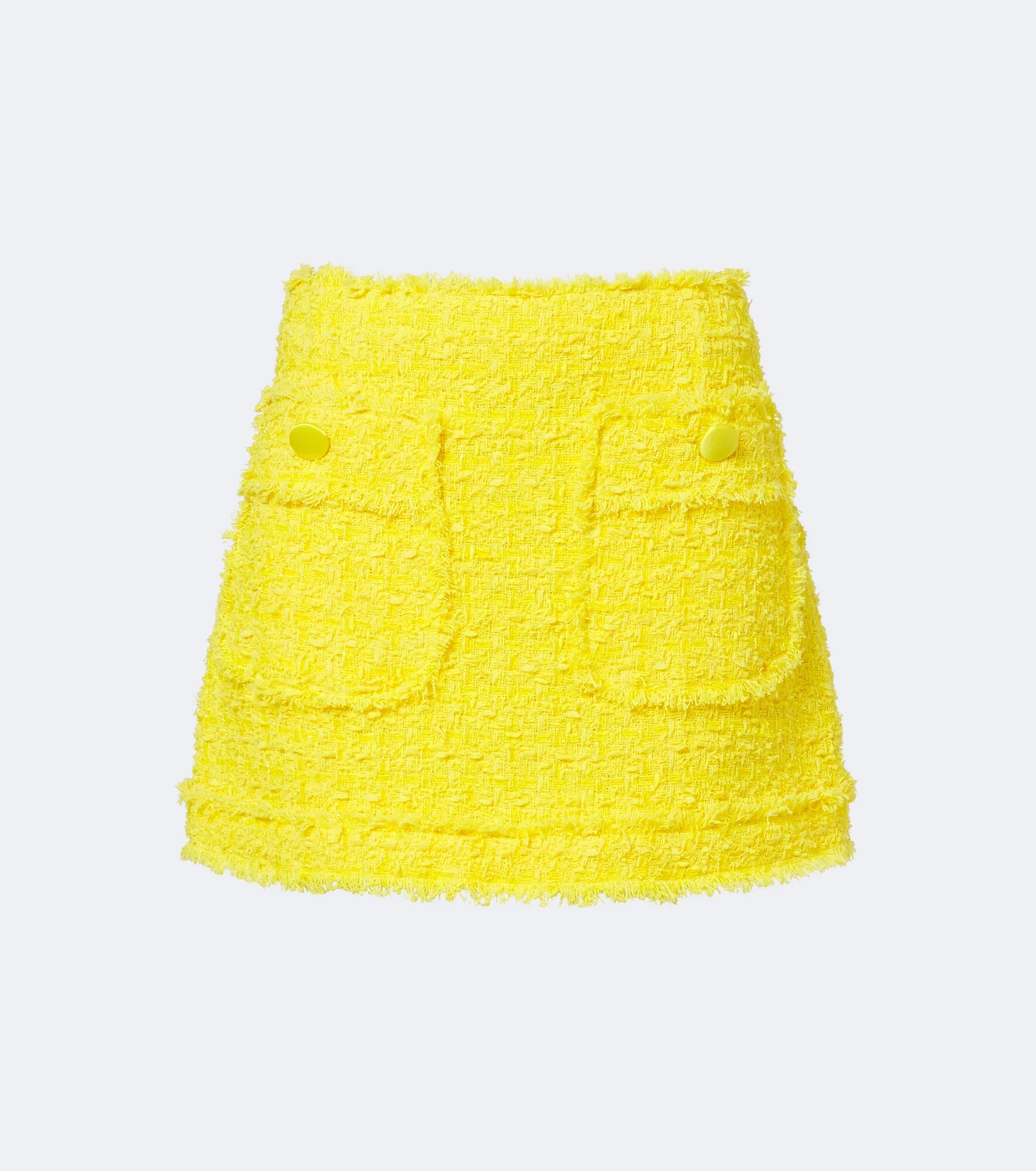 Cotton-blend tweed miniskirt - 1