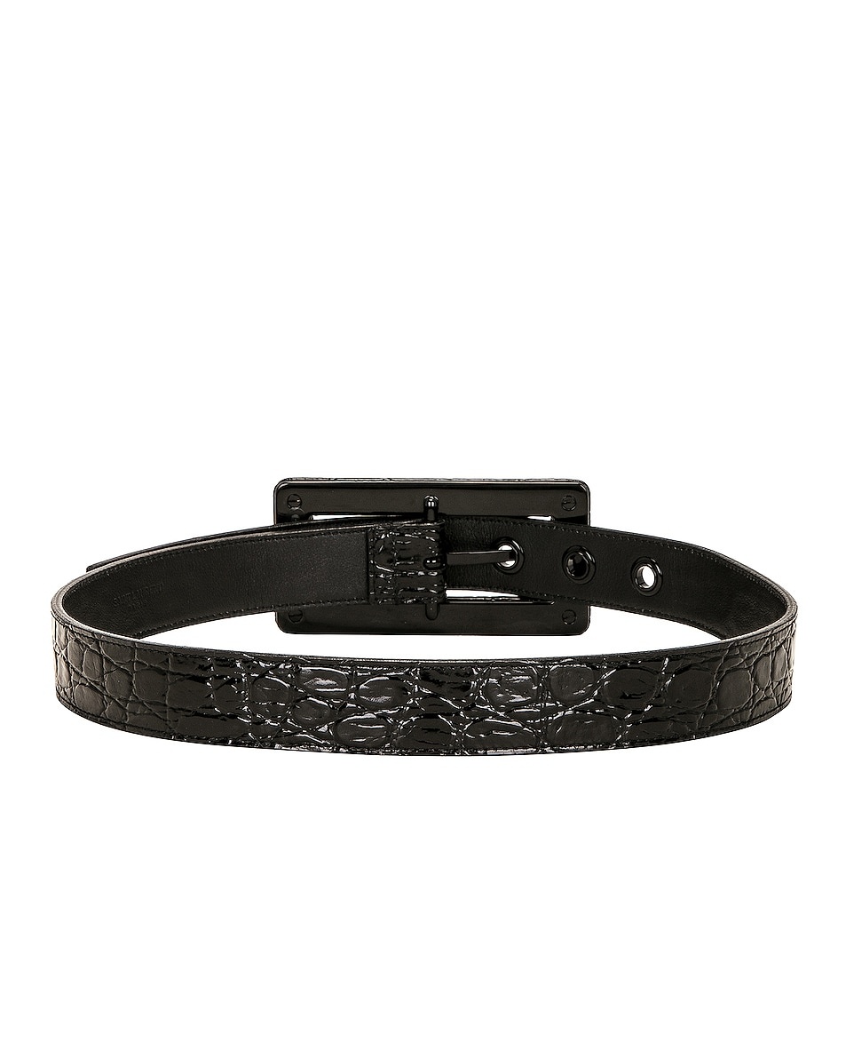 Embossed Leather Belt - 2