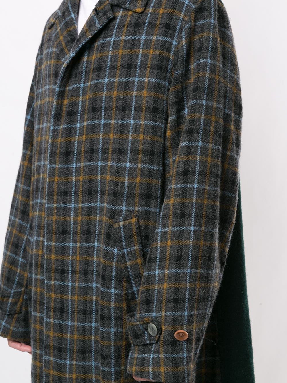 oversized check coat - 5