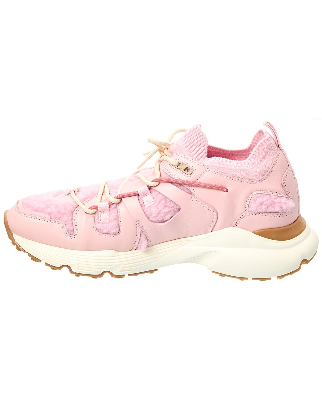 TOD’s Sportiva Leather & Shearling Sneaker - 2