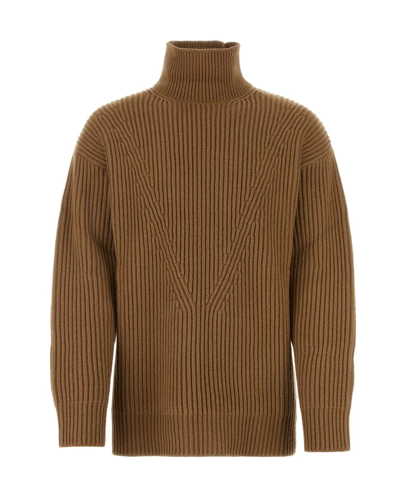 Caramel Wool Sweater - 1