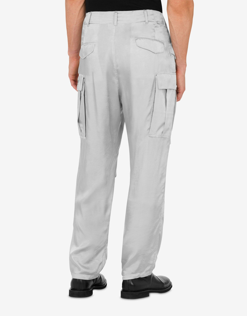 LOGO EMBROIDERY TWILL TROUSERS 3