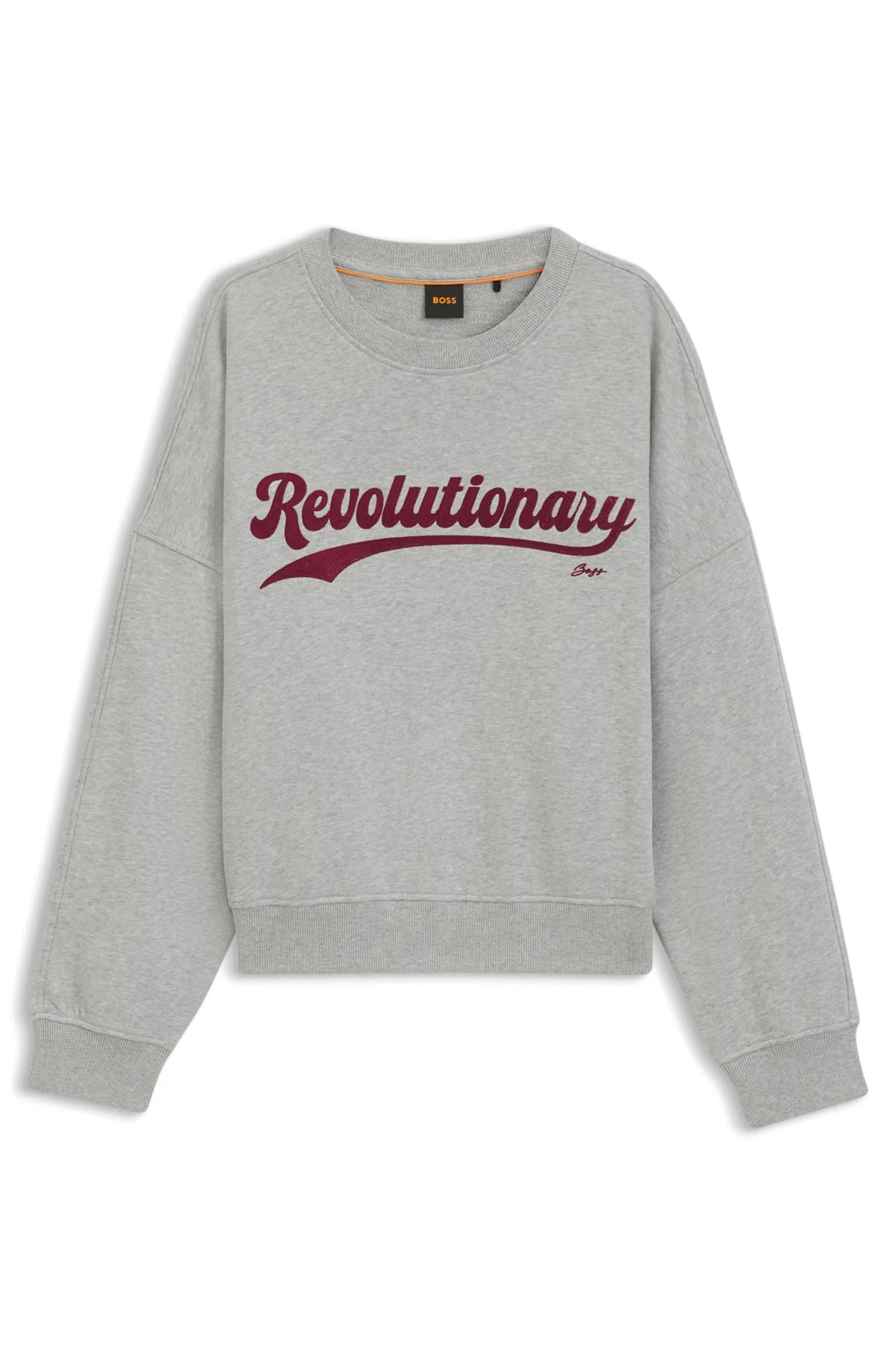 PEACHED-COTTON SWEATSHIRT WITH CHEST ARTWORK - 1