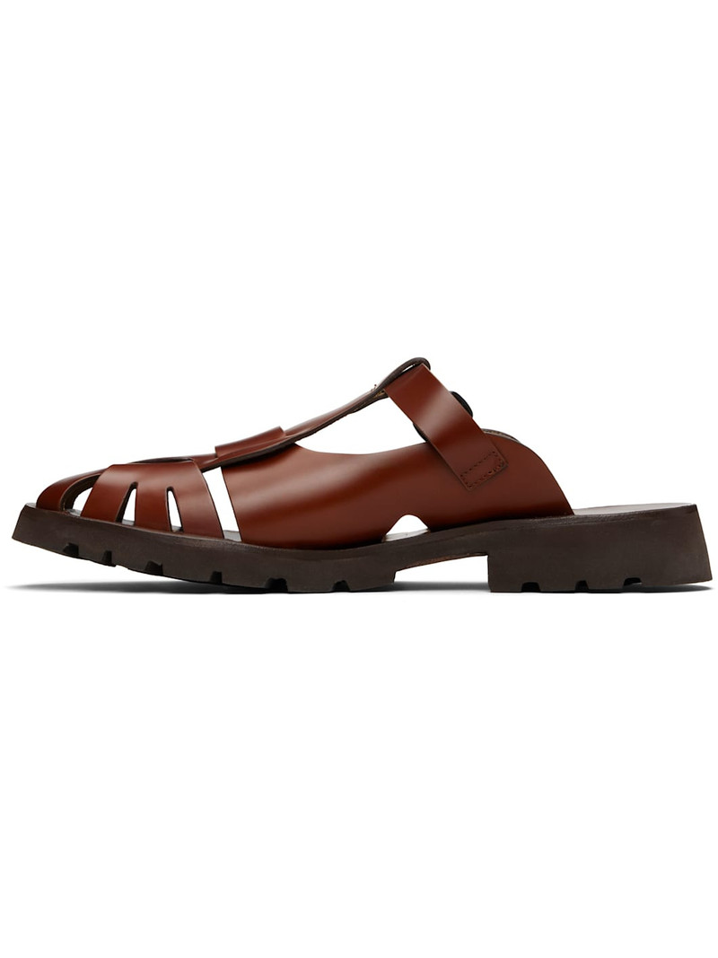 HEREU Brown Canya Sport Sandals outlook
