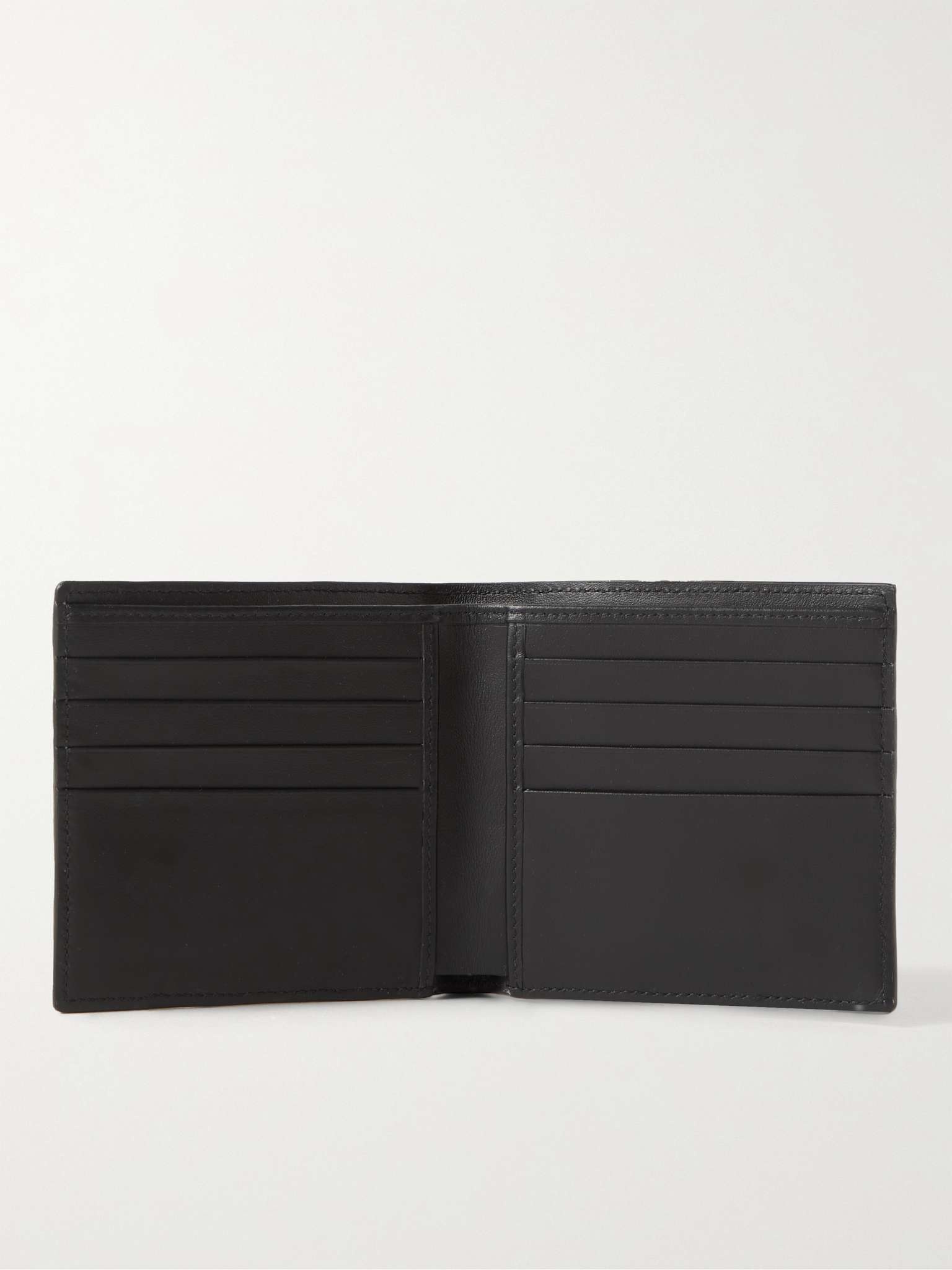 Panama Cross-Grain Leather Billfold Wallet - 2