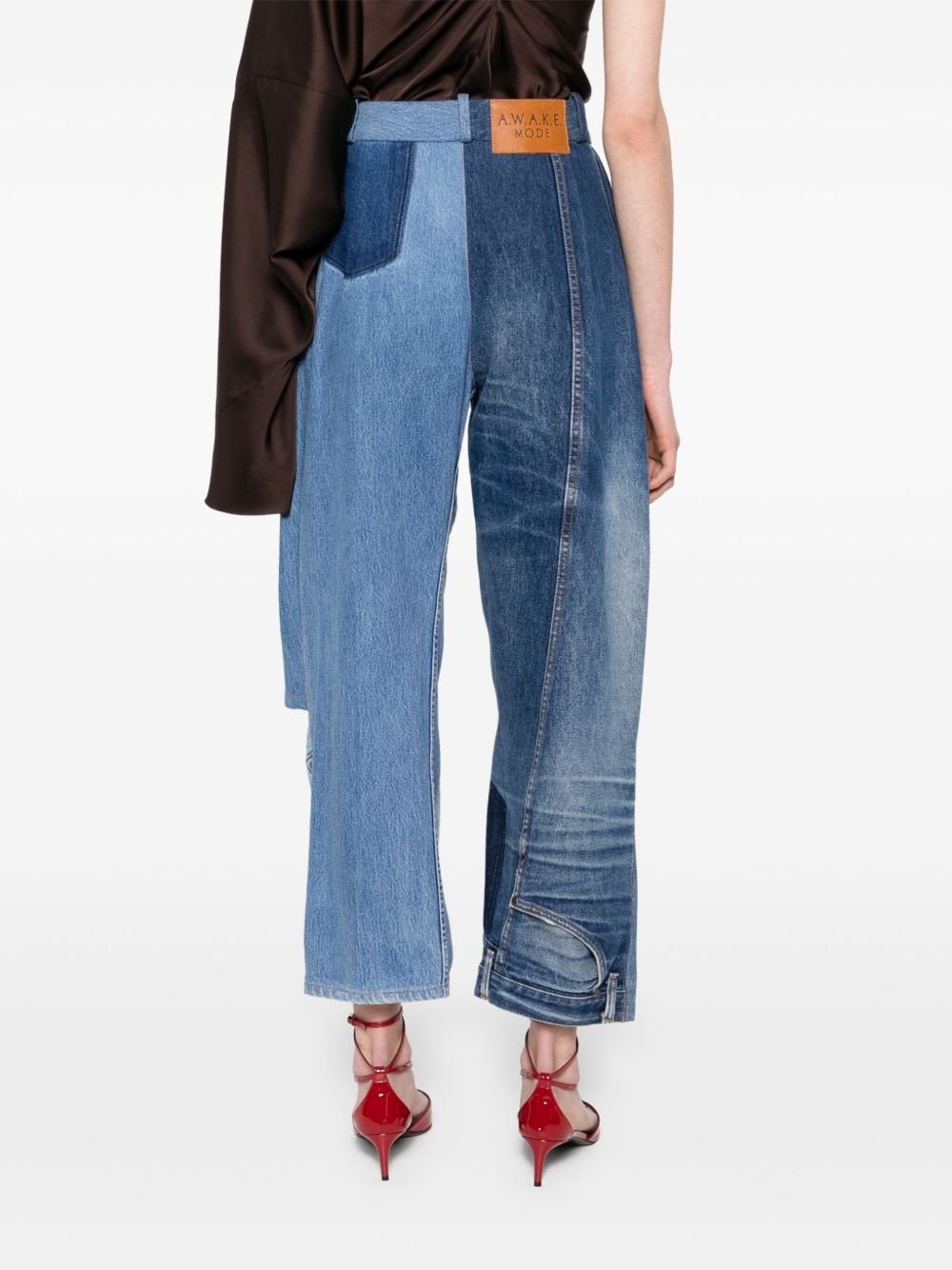cut-out detail jeans - 4