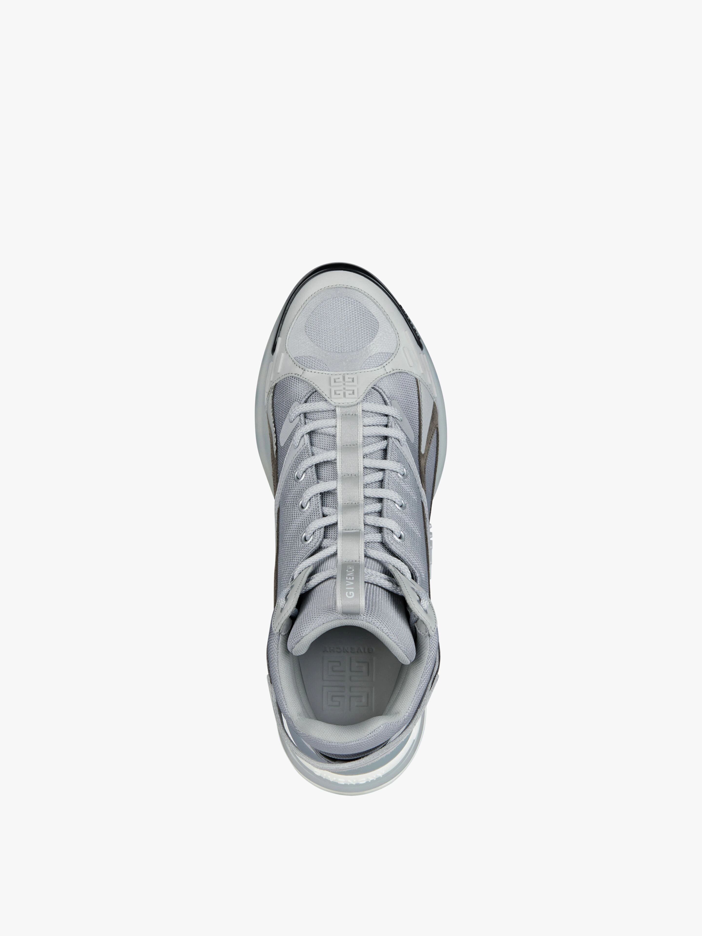 GIV 1 TR HIGH SNEAKERS IN MESH, SUEDE AND LEATHER - 4