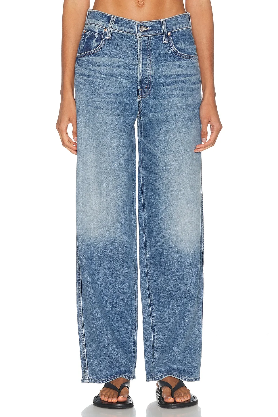 The Delinquent Button Nerdy Jeans - 1