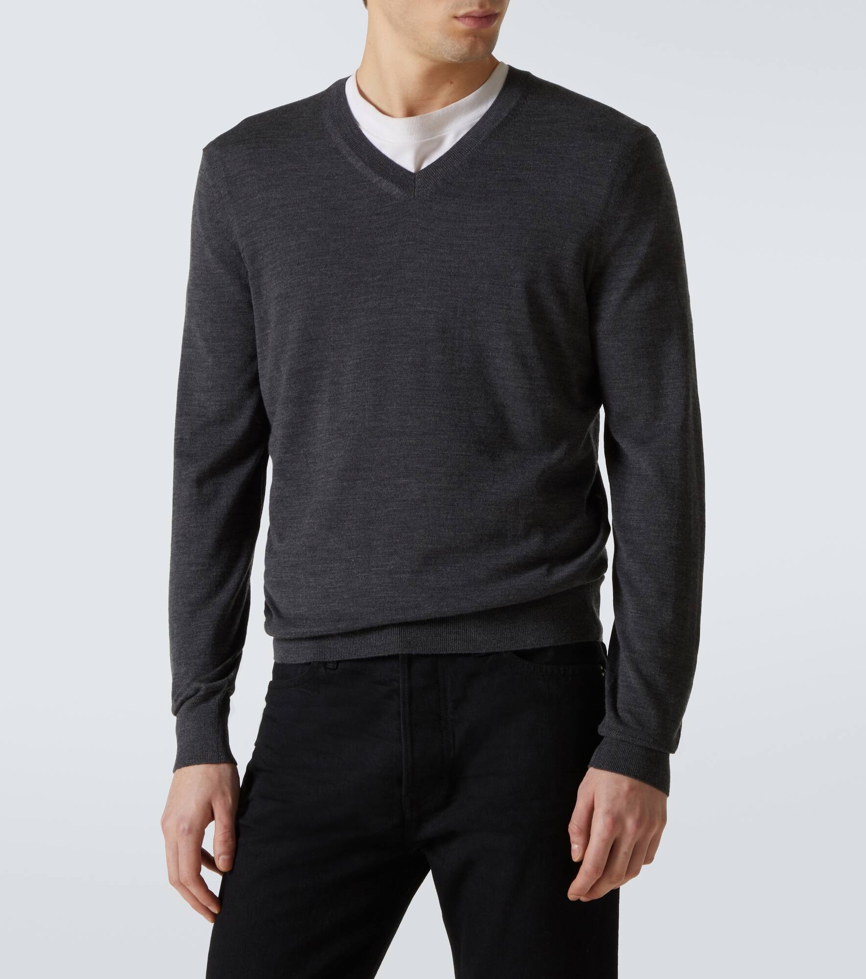 Wool polo sweater - 3