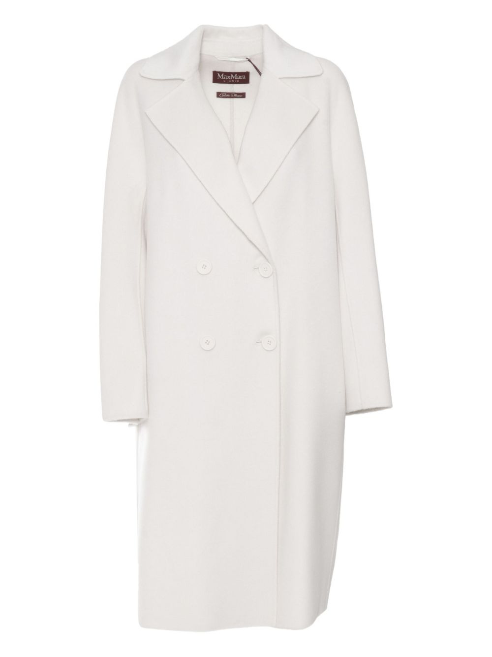cashmere-wool blend double-breasted coat - 1
