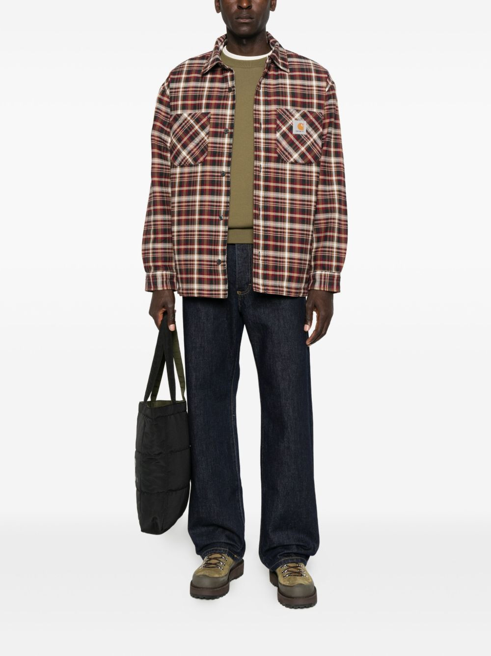 check-pattern shirt - 2
