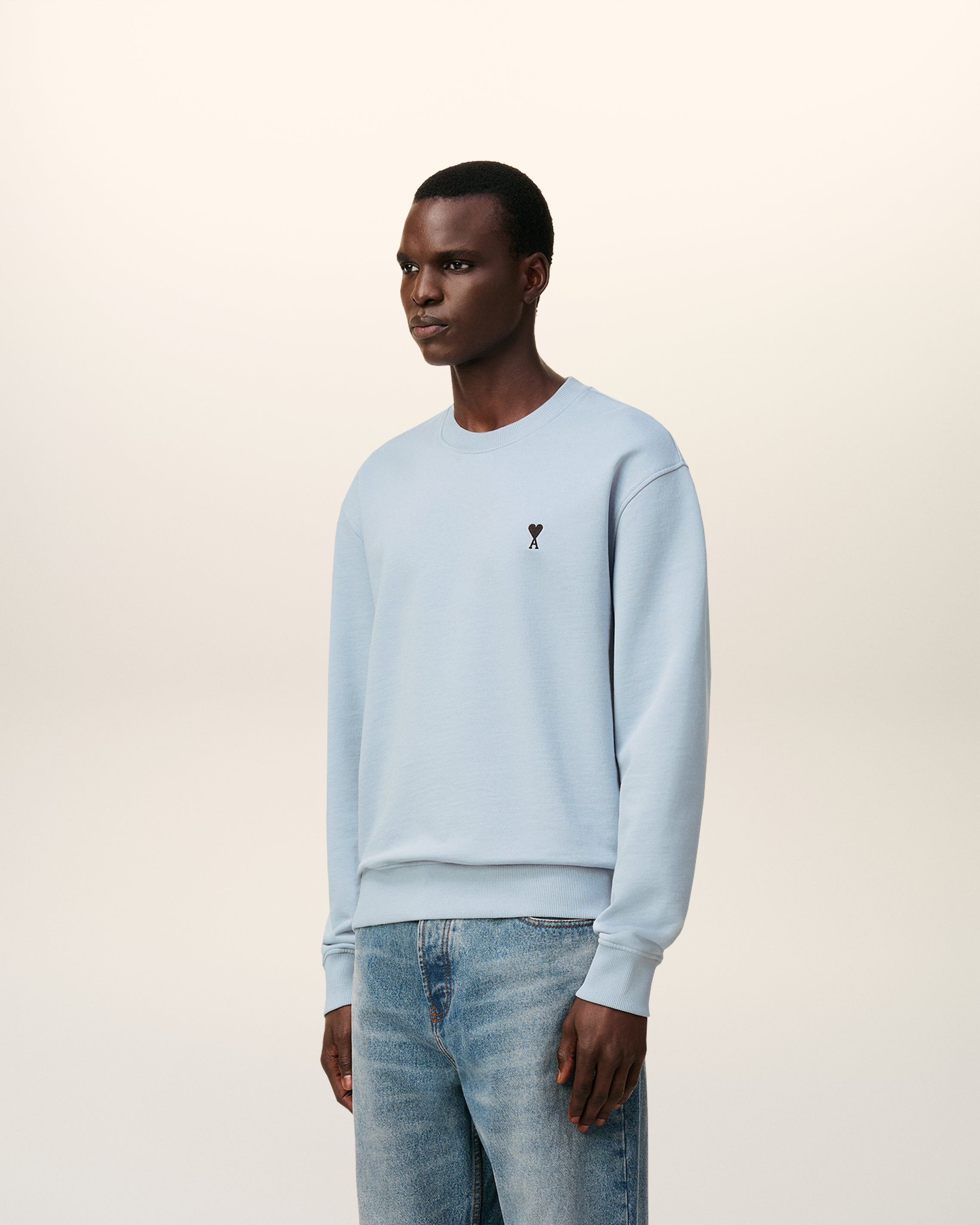 BLUE COTTON AMI DE COEUR SWEATSHIRT - 6