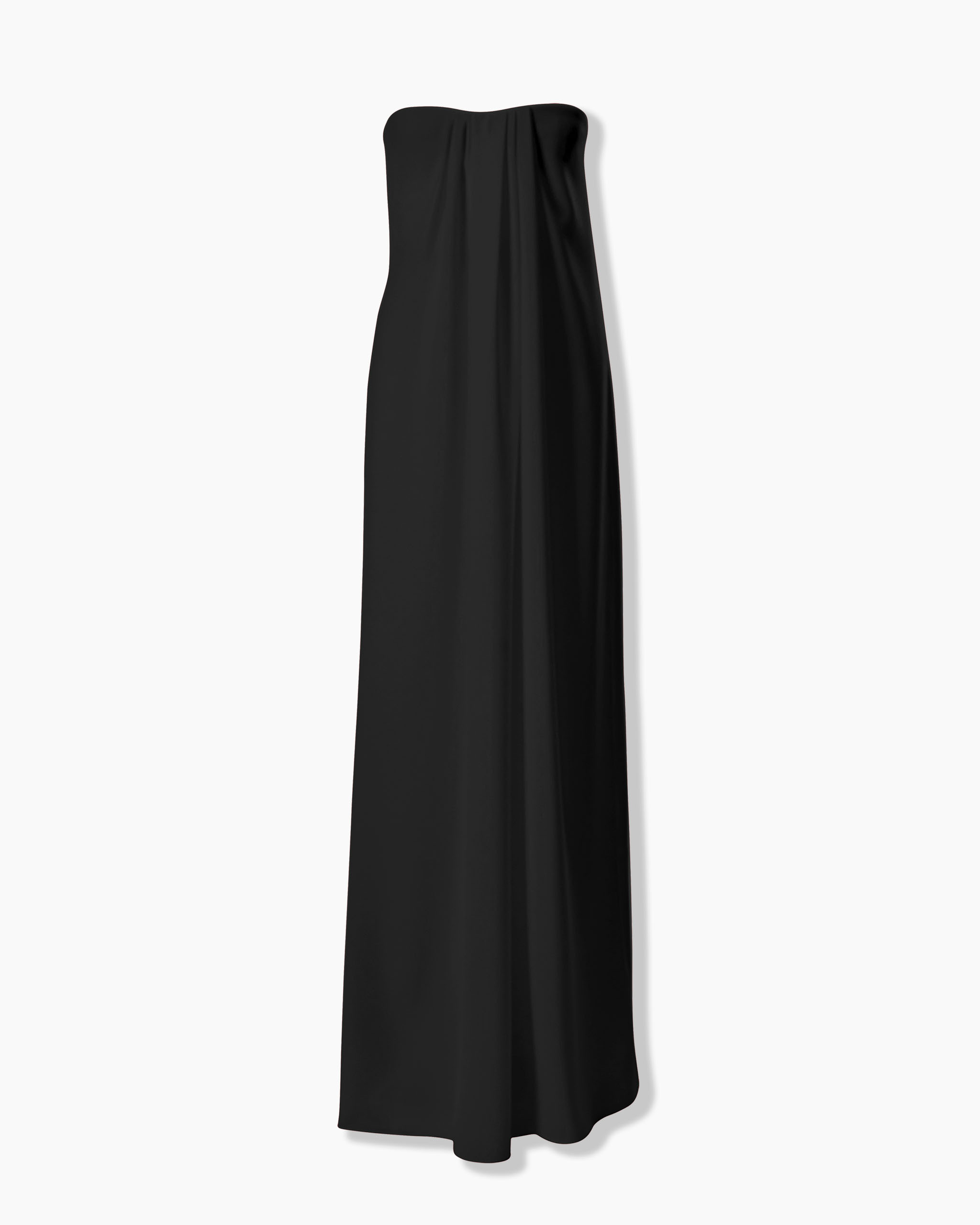 Strapless Draped Front Gown - 1